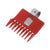 Speed O Guide SPG0117 Clipper Comb - Red, 00